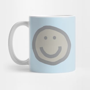 Lead Crystal Round Happy Face with Smile Mug